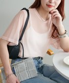 【ディスコート/Discoat】の【WEB限定】シアーキラキラT 人気、トレンドファッション・服の通販 founy(ファニー) ファッション Fashion レディースファッション Fashion for Women thumbnail ピンク|ID: prp329100004559977 ipo3291000000033722498