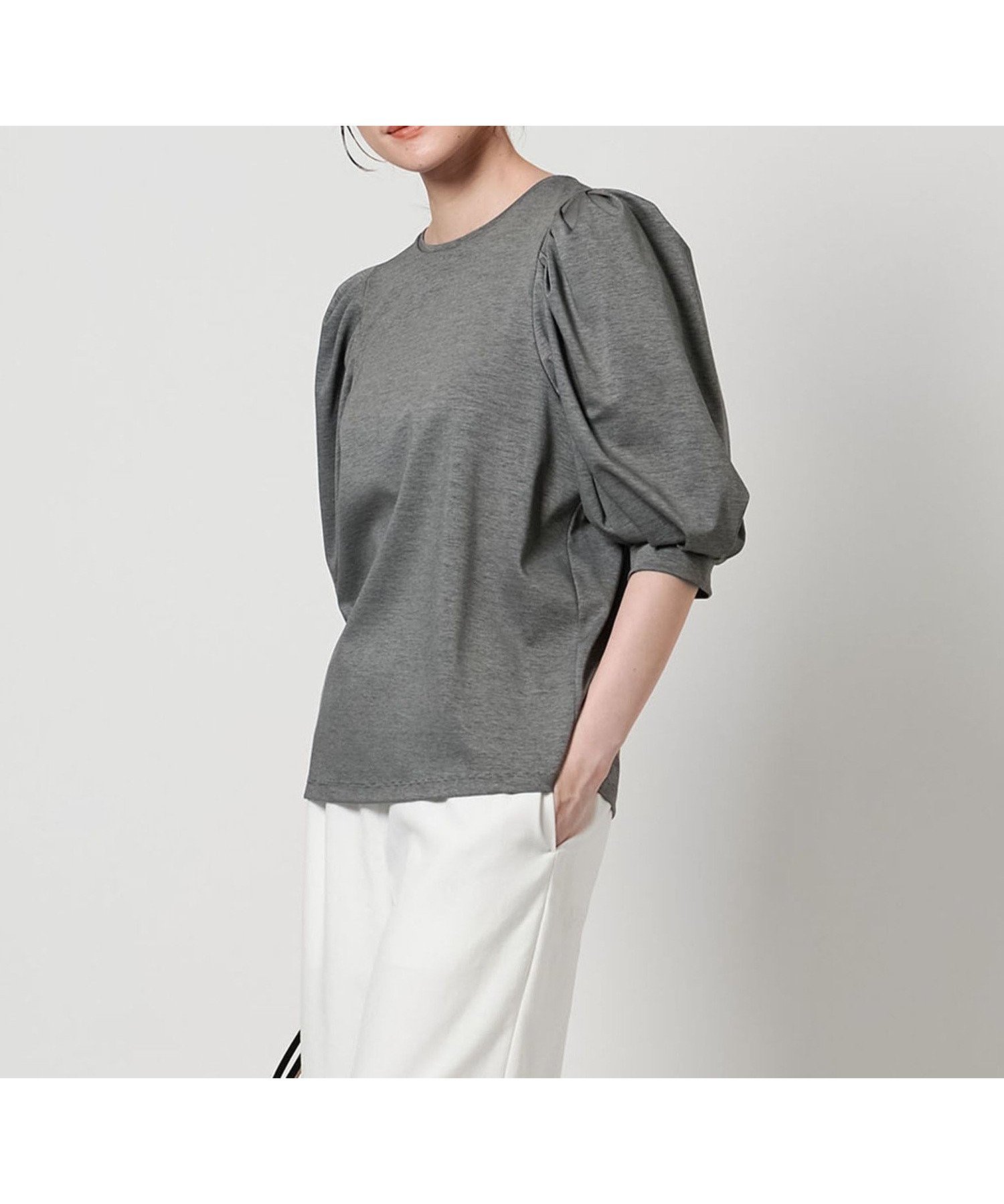 【ユナイテッドアローズ/UNITED ARROWS】のポンチ バルーン 6SL カットソー 人気、トレンドファッション・服の通販 founy(ファニー) 　ファッション　Fashion　レディースファッション　Fashion for Women　トップス・カットソー　Cut & Sew Tops　カットソー・ベーシックTシャツ　Cut-and-Sewn Tops / Stretch Tees & Basics　おすすめ　Recommended / Our Picks　カットソー　Cut and Sewn Top　コンパクト　Compact, Small Size　シンプル　Simple, Minimal　バルーン　Balloon, Balloon Silhouette　ベスト　Vest, Waistcoat　ボーダー　Border, Stripe　 other-1|ID: prp329100004559992 ipo3291000000032762205