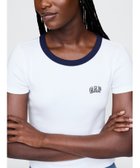 【ギャップ/GAP】のリブ クロップド GAPロゴTシャツ 人気、トレンドファッション・服の通販 founy(ファニー) ファッション Fashion レディースファッション WOMEN トップス・カットソー Tops/Tshirt シャツ/ブラウス Shirts/Blouses ロング / Tシャツ T-Shirts クロップド Cropped ショート Short ストレート Straight 半袖 Short Sleeve thumbnail WHITE_NAVY_COMBO|ID: prp329100004560028 ipo3291000000032240278