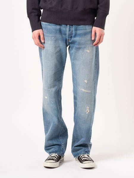 【リーバイス/Levis / MEN】のLEVI S VINTAGE CLOTHING 1955 501 ジーンズ リジッド インテリア・キッズ・メンズ・レディースファッション・服の通販 founy(ファニー) 　ファッション　Fashion　メンズファッション　MEN　ジーンズ　Jeans　スキニー　Skinny　スリム　Slim　フィット　Fit　ロールアップ　Roll Up　ヴィンテージ　Vintage　Medium Indigo - Worn In|ID: prp329100004560091 ipo3291000000032240669