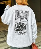 【チャオパニックティピー/CIAOPANIC TYPY】の【おじさんシリーズ】バックプリント裏毛ビックシルエットスウェット ライトグレー|ID: prp329100004560152 ipo3291000000032241267