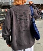 【チャオパニックティピー/CIAOPANIC TYPY】の【おじさんシリーズ】バックプリント裏毛ビックシルエットスウェット チャコールグレー|ID: prp329100004560152 ipo3291000000032241268