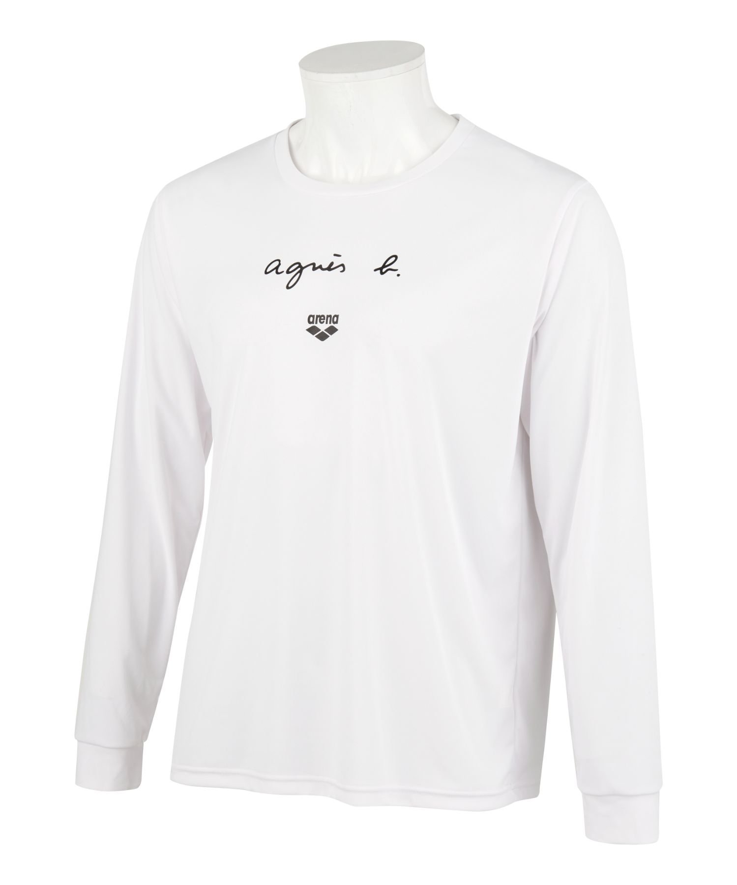 【アニエスベー ファム/agnes b. FEMME】の【ユニセックス】JID7 TS ARENA agnes b. x arena ロングスリーブシャツ インテリア・キッズ・メンズ・レディースファッション・服の通販 founy(ファニー) 　ファッション　Fashion　レディースファッション　Fashion for Women　トップス・カットソー　Cut & Sew Tops　シャツ・ブラウス・オフィスカジュアル　Elegant Blouses & Button-Ups　アウトドア　Outdoor Clothing　軽量　Lightweight, Ultra Light　長袖　Long Sleeve, Full Sleeve　ホワイト|ID: prp329100004560170 ipo3291000000033549045
