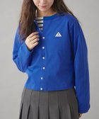 【チャオパニックティピー/CIAOPANIC TYPY】の【GEVACO】クルーネックショートカーディガン ブルー|ID: prp329100004560176 ipo3291000000032669048