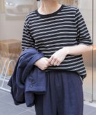 【アーバンリサーチ ドアーズ/URBAN RESEARCH DOORS】のFORK SPOON ワッフルジャガードTシャツ BLKxOFF|ID: prp329100004560186 ipo3291000000033833227