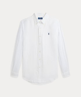 【ラルフローレン/RALPH LAUREN / MEN】のクラシック フィット リネン シャツ 人気、トレンドファッション・服の通販 founy(ファニー) ファッション Fashion メンズファッション MEN カフス Cuffs クラシック Classic フィット Fit プリーツ Pleats ボックス Box リネン Linen 長袖 Long Sleeve |ID:prp329100004560189