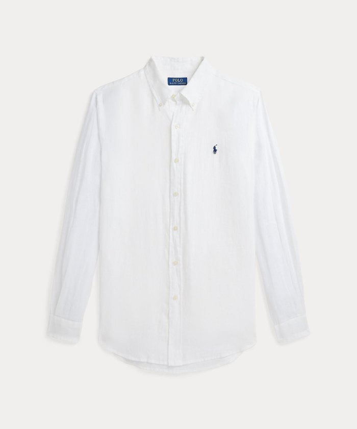 【ラルフローレン/RALPH LAUREN / MEN】のクラシック フィット リネン シャツ インテリア・キッズ・メンズ・レディースファッション・服の通販 founy(ファニー) https://founy.com/ ファッション Fashion メンズファッション Fashion for Men カフス Cuff Design クラシック Classic, Timeless Style フィット Fit, Slim Fit プリーツ Pleats, Pleated ボックス Boxy, Box Shape リネン Linen, Linen Fabric 長袖 Long Sleeve, Full Sleeve |ID: prp329100004560189 ipo3291000000032646427