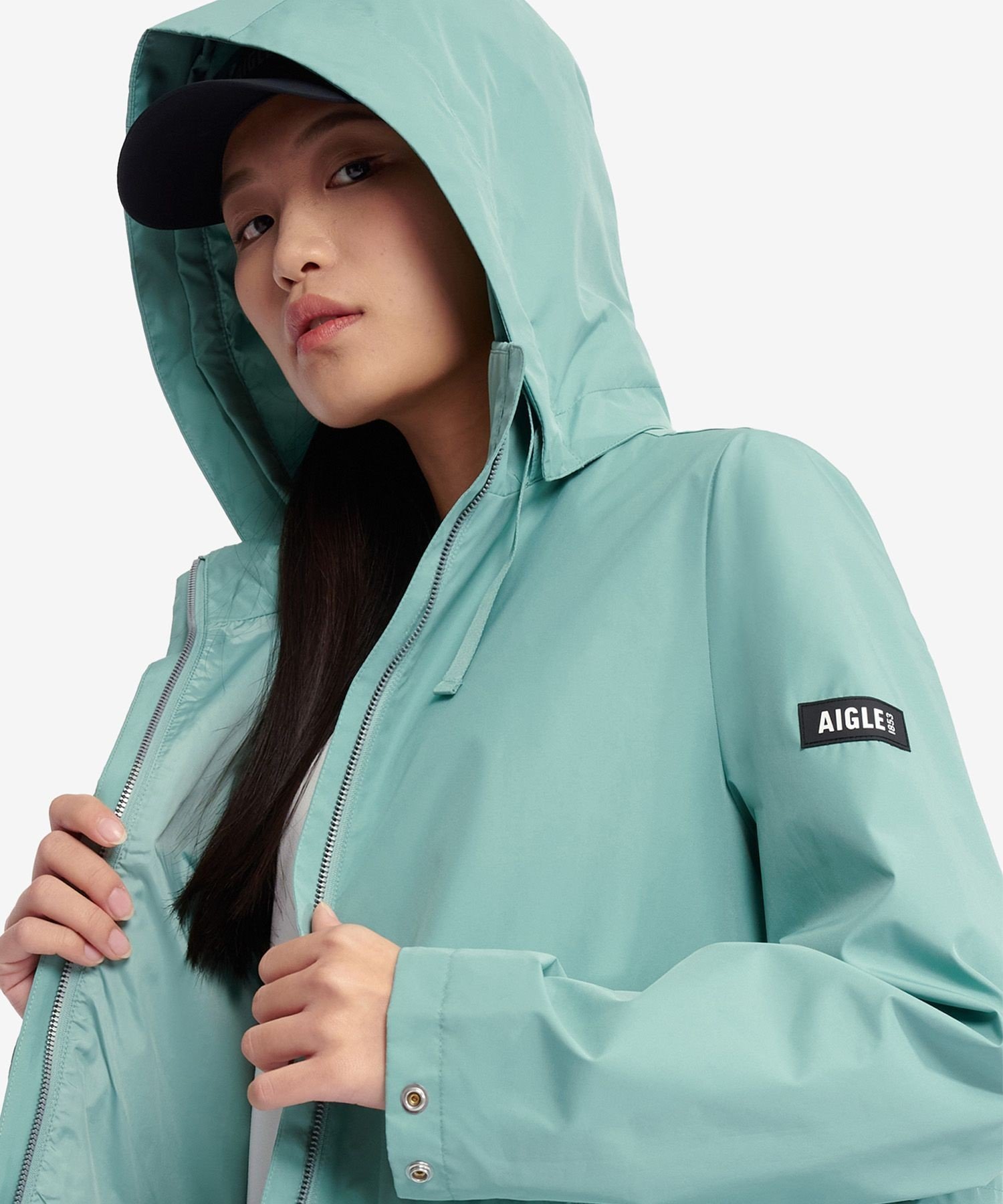 【エーグル/AIGLE】のGORE-TEX WINDSTOPPER ゴアテックスウインドストッパー 防風 透湿 フーデッドジャケット RP マウンテンパーカー インテリア・キッズ・メンズ・レディースファッション・服の通販 founy(ファニー) 　ファッション　Fashion　レディースファッション　WOMEN　アウター　Coat Outerwear　ジャケット　Jackets　アウトドア　Outdoor　ジャケット　Jacket　スタイリッシュ　Stylish　パーカー　Hoodie　旅行　Travel　春　Spring　グリーン|ID: prp329100004560205 ipo3291000000032241693