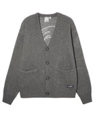 【エックスガール/X-girl】のFACE KNIT CARDIGAN 人気、トレンドファッション・服の通販 founy(ファニー) ファッション Fashion レディースファッション WOMEN トップス・カットソー Tops/Tshirt ニット Knit Tops カーディガン Cardigans カーディガン Cardigan スウェット Sweat デニム Denim フェイス Face フロント Front ポケット Pocket ワンポイント One Point 今季 This Season A/W・秋冬 Aw・Autumn/Winter・Fw・Fall-Winter thumbnail GREY|ID: prp329100004560206 ipo3291000000032241692