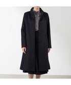 【アマカ/AMACA】のピュアカシミヤスタンドカラーコート 人気、トレンドファッション・服の通販 founy(ファニー) ファッション Fashion レディースファッション WOMEN アウター Coat Outerwear コート Coats エレガント 上品 Elegant カシミヤ Cashmere クラシック Classic スタンダード Standard トライアングル Triangle thumbnail ブラックネイビー|ID: prp329100004560213 ipo3291000000032241753