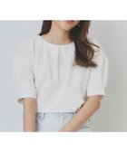 【インデックス/INDEX】のタックスリーブトップス【UV/接触冷感/洗濯機洗い可】 オフホワイト|ID: prp329100004560219 ipo3291000000032659776