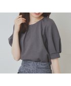 【インデックス/INDEX】のタックスリーブトップス【UV/接触冷感/洗濯機洗い可】 チャコールグレー|ID: prp329100004560219 ipo3291000000032659778