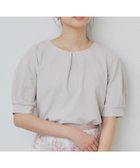 【インデックス/INDEX】のタックスリーブトップス【UV/接触冷感/洗濯機洗い可】 ライトベージュ|ID: prp329100004560219 ipo3291000000032659781