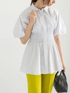 【テチチ/Te chichi】の【松井愛莉着用】バルーンスリーブシャツチュニック オフホワイト|ID: prp329100004560230 ipo3291000000032241887