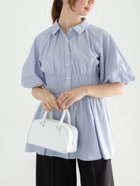 【テチチ/Te chichi】の【松井愛莉着用】バルーンスリーブシャツチュニック ブルー|ID: prp329100004560230 ipo3291000000032241890