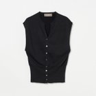 【エリオポール/heliopole】のFRENCH SLEEVE KNIT VEST ブラック|ID: prp329100004560244 ipo3291000000032609655