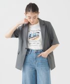【ビーミングライフストアバイビームス/B:MING LIFE STORE by BEAMS】の【手洗いOK/半袖/きれいめ】ハーフスリーブ ジャケット(S~M) 25SS 夏 オフィスカジュアル スリーブ 半袖ジャケット 人気、トレンドファッション・服の通販 founy(ファニー) ファッション Fashion レディースファッション Fashion for Women アウター Coat / Outerwear Collection レディースジャケット・軽アウター Jackets 2025年 2025 2025春夏・S/S Spring/Summer 2025 SS25 おすすめ Recommended / Our Picks ジャケット Jacket, Outerwear スラックス Slacks, Dress Pants スリーブ Sleeve, Long Sleeve / Short Sleeve デニム Denim, Jeans Material ハーフ Half, Half-Length 半袖 Short Sleeve, Half Sleeve 夏 Summer thumbnail GREY|ID: prp329100004560251 ipo3291000000033864015