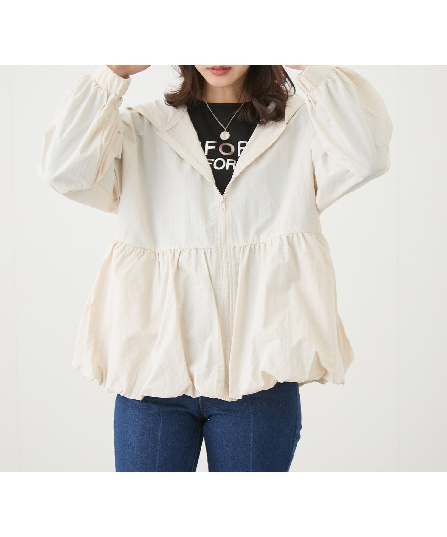 【ジャイロ/JAYRO】のバルーンペプラムマンパ インテリア・キッズ・メンズ・レディースファッション・服の通販 founy(ファニー) 　ファッション　Fashion　レディースファッション　WOMEN　おすすめ　Recommend　バランス　Balance　バルーン　Balloon　パーカー　Hoodie　ペプラム　Peplum　ボトム　Bottom　ポケット　Pocket　春　Spring　ホワイト系(11)|ID: prp329100004560268 ipo3291000000032242209