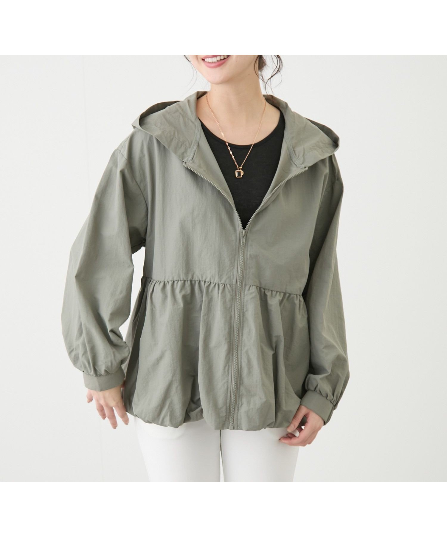 【ジャイロ/JAYRO】のバルーンペプラムマンパ インテリア・キッズ・メンズ・レディースファッション・服の通販 founy(ファニー) 　ファッション　Fashion　レディースファッション　WOMEN　おすすめ　Recommend　バランス　Balance　バルーン　Balloon　パーカー　Hoodie　ペプラム　Peplum　ボトム　Bottom　ポケット　Pocket　春　Spring　カーキ(36)|ID: prp329100004560268 ipo3291000000032242210