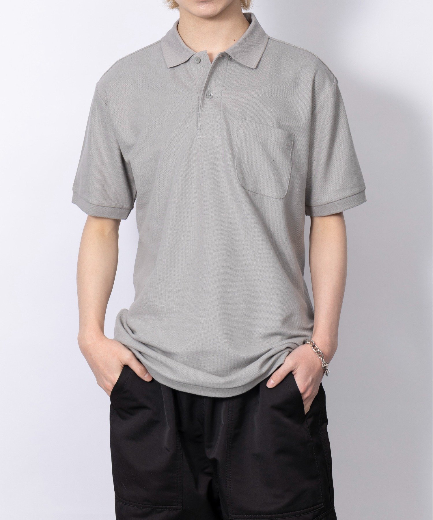 【その他のブランド/Other】のPrintstar/UVカット機能付き! 5.8オンス T/Cポロシャツ 00100 インテリア・キッズ・メンズ・レディースファッション・服の通販 founy(ファニー) 　ファッション　Fashion　レディースファッション　WOMEN　トップス・カットソー　Tops/Tshirt　シャツ/ブラウス　Shirts/Blouses　ポロシャツ　Polo Shirts　おすすめ　Recommend　アクセサリー　Accessories　カーゴパンツ　Cargo Pants　スマホショルダーバッグ　Smartphone Shoulder Bag　デニム　Denim　ハーフ　Half　ボトム　Bottom　ポケット　Pocket　ポロシャツ　Polo Shirt　定番　Standard　GRY|ID: prp329100004560272 ipo3291000000032242243