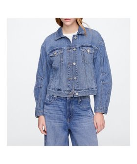 【ギャップ/GAP】のスーパーソフト バレルスリーブ アイコンデニム 人気、トレンドファッション・服の通販 founy(ファニー) ファッション Fashion レディースファッション WOMEN ショルダー Shoulder ストレッチ Stretch ストレート Straight スリーブ Sleeve デニム Denim ドロップ Drop パッチ Patch フィット Fit フロント Front ポケット Pocket 長袖 Long Sleeve |ID:prp329100004560287