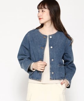【プレフェリール/PREFERIR】のショートデニムジャケット 人気、トレンドファッション・服の通販 founy(ファニー) ファッション Fashion レディースファッション WOMEN アウター Coat Outerwear ジャケット Jackets デニムジャケット Denim Jackets クール Cool ショート Short スタイリッシュ Stylish |ID:prp329100004560290