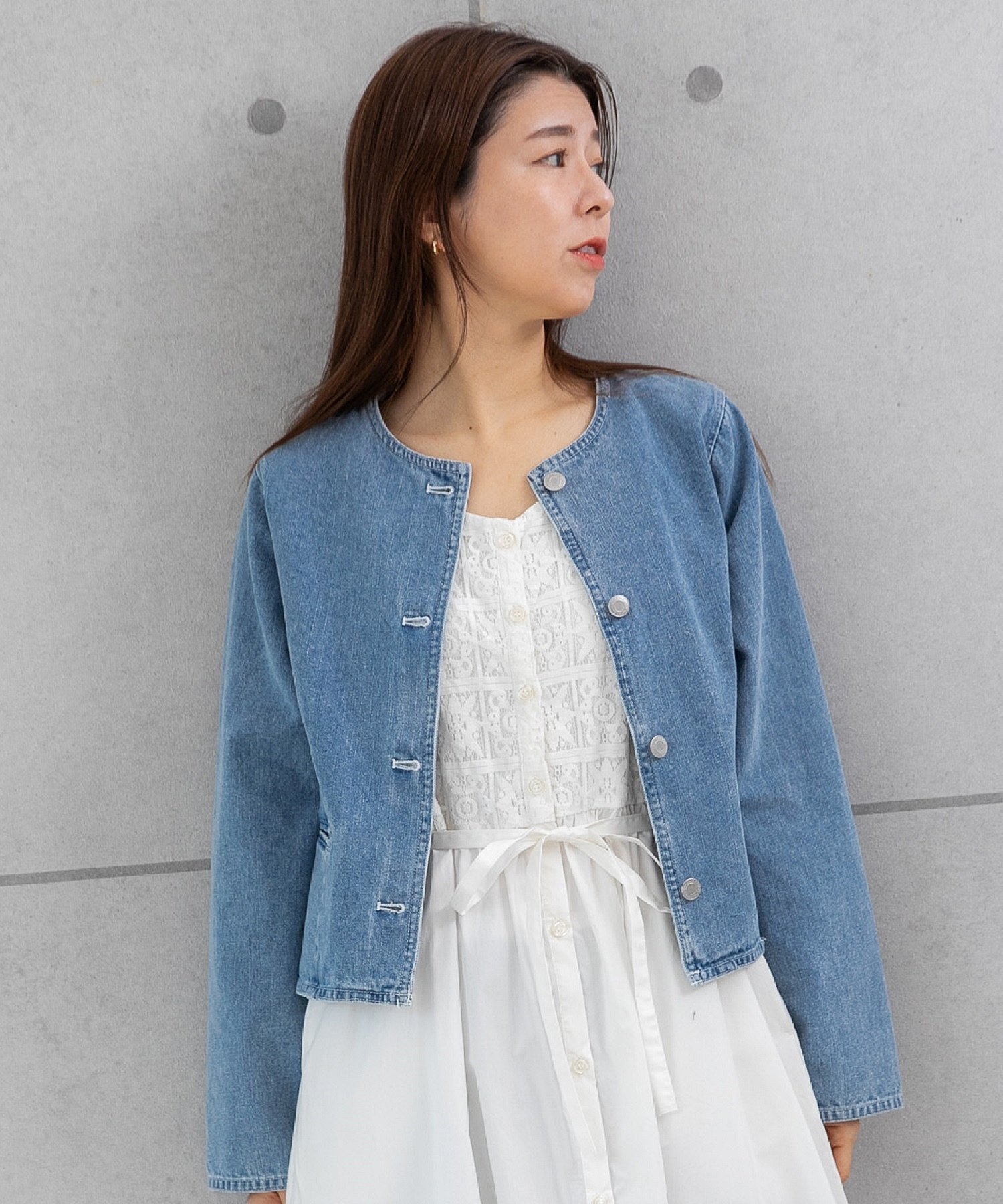 【プレフェリール/PREFERIR】のショートデニムジャケット インテリア・キッズ・メンズ・レディースファッション・服の通販 founy(ファニー) 　ファッション　Fashion　レディースファッション　WOMEN　アウター　Coat Outerwear　ジャケット　Jackets　デニムジャケット　Denim Jackets　クール　Cool　ショート　Short　スタイリッシュ　Stylish　ブルー|ID: prp329100004560290 ipo3291000000032242367