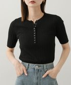 【センスオブプレイス/SENSE OF PLACE by URBAN RESEARCH】のヘンリーネックミニケーブルセーター(半袖) 人気、トレンドファッション・服の通販 founy(ファニー) ファッション Fashion レディースファッション WOMEN トップス・カットソー Tops/Tshirt 2025年 2025 2025春夏・S/S Ss,Spring/Summer,2025 おすすめ Recommend インナー Inner シンプル Simple ジャケット Jacket ワイド Wide 半袖 Short Sleeve 夏 Summer S/S・春夏 Ss・Spring/Summer thumbnail BLACK|ID: prp329100004560293 ipo3291000000032242411