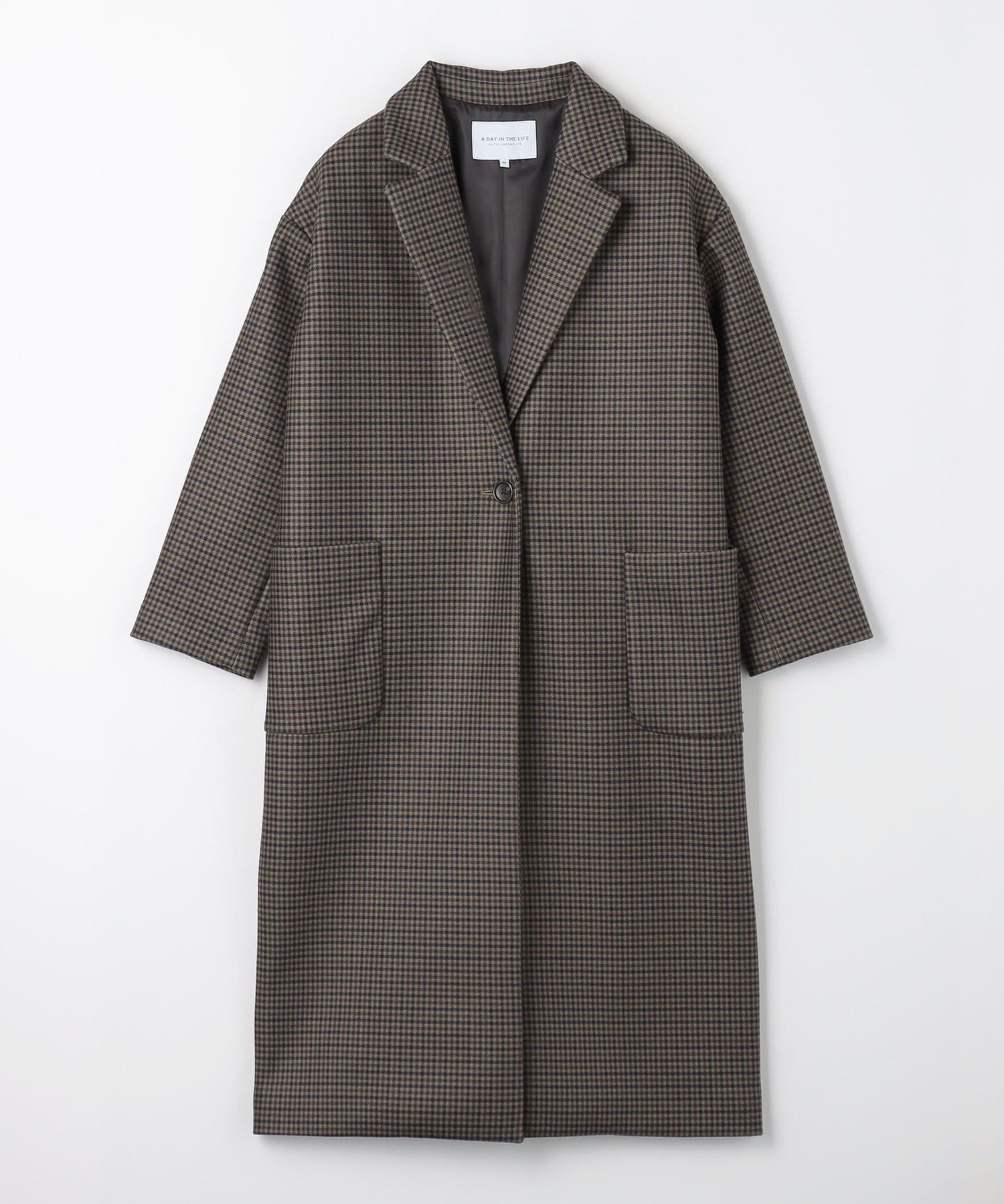 【ユナイテッドアローズ/UNITED ARROWS】のニットメルトン チェスターコート A DAY IN THE LIFE インテリア・キッズ・メンズ・レディースファッション・服の通販 founy(ファニー) 　ファッション　Fashion　レディースファッション　Fashion for Women　アウター　Coat / Outerwear Collection　コート・ロングコート・ピーコート　Long Coats, Peacoats & More　チェスターコート・ロング丈アウター　Chester Coats / Chesterfield Long Coats　チェスターコート　Chester Coat, Long Coat　チェック　Check, Plaid, Tartan　トレンド　Trend, Trending Now　フロント　Front, Front Design　マフラー　Scarf, Muffler　メルトン　Melton, Heavy Wool　ロング　Long, Long-Length　定番　Standard, Basic Item　その他9|ID: prp329100004560297 ipo3291000000033883760