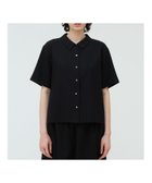 【マーコート/MARcourt】のmizuiro ind ポプリンハーフスリーブシャツ ブラック|ID: prp329100004560301 ipo3291000000032637385