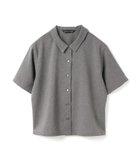 【マーコート/MARcourt】のmizuiro ind ポプリンハーフスリーブシャツ トップグレー|ID: prp329100004560301 ipo3291000000032637391