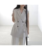 【エヌ ナチュラルビューティーベーシック/N.Natural Beauty basic】のトレンチ風ジレ ライトベージュ|ID: prp329100004560307 ipo3291000000032242523