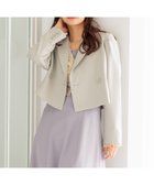 【ミスティ ウーマン/mysty woman】の【オケージョン】パワショルショートジャケット 人気、トレンドファッション・服の通販 founy(ファニー) ファッション Fashion レディースファッション Fashion for Women アウター Coat / Outerwear Collection レディースジャケット・軽アウター Jackets おすすめ Recommended / Our Picks オケージョン Occasion Wear ショート Short, Short Length ジャケット Jacket, Outerwear スタイリッシュ Stylish, Fashionable デニム Denim, Jeans Material ロング Long, Long-Length 二次会 After Party 結婚式 Wedding 羽織 Haori, Light Jacket ビジネス 仕事 通勤 Business / Work / Commuting thumbnail グレー15|ID: prp329100004560311 ipo3291000000034041828