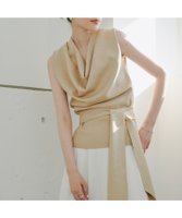 【アニュアンス/anuans】のドレープネックニットトップス 人気、トレンドファッション・服の通販 founy(ファニー) ファッション Fashion レディースファッション WOMEN トップス・カットソー Tops/Tshirt ニット Knit Tops エレガント 上品 Elegant ドレープ Drape リボン Ribbon |ID:prp329100004560317