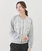 【ジャイロ/JAYRO】のレース切替ノーカラーブルゾン グレー(07)|ID: prp329100004560318 ipo3291000000032242594