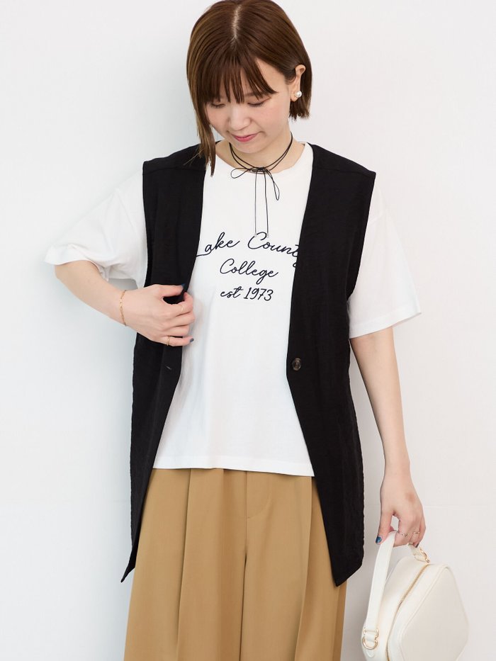 【テチチ/Te chichi】のベルト付き麻調ジレ インテリア・キッズ・メンズ・レディースファッション・服の通販 founy(ファニー) https://founy.com/ ファッション Fashion レディースファッション Fashion for Women アウター Coat / Outerwear Collection トップス・カットソー Cut & Sew Tops ベスト&ジレ / 重ね着スタイル Vests & Gilets ベルト&ウエストマーク Belts & Waist Accessories エレガント 上品 Elegant |ID: prp329100004560330 ipo3291000000033713935