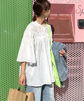 【ノッチ/notch】の【 notch. by KR 】ピンタックフレアブラウス 人気、トレンドファッション・服の通販 founy(ファニー) ファッション Fashion レディースファッション WOMEN トップス・カットソー Tops/Tshirt シャツ/ブラウス Shirts/Blouses 春 Spring デニム Denim トレンド Trend バランス Balance フレア Flare リラックス Relax S/S・春夏 Ss・Spring/Summer おすすめ Recommend 夏 Summer |ID:prp329100004560333