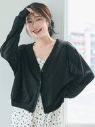 【コカ/COCA】のシアージョーゼットカーディガン Black|ID: prp329100004560348 ipo3291000000032647231