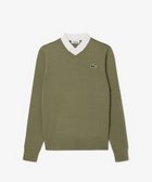 【ラコステ/LACOSTE】のクールマックスVネックゴルフセーター カーキ|ID: prp329100004560369 ipo3291000000032242918