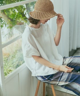 【アーバンリサーチ ドアーズ/URBAN RESEARCH DOORS】 リネンコクーンシルエットブラウス人気、トレンドファッション・服の通販 founy(ファニー) ファッション Fashion レディースファッション WOMEN トップス・カットソー Tops/Tshirt シャツ/ブラウス Shirts/Blouses 2025年 2025 2025春夏・S/S Ss,Spring/Summer,2025 シンプル Simple スリーブ Sleeve リネン Linen リラックス Relax エレガント 上品 Elegant 夏 Summer S/S・春夏 Ss・Spring/Summer |ID:prp329100004560372