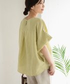 【アーバンリサーチ ドアーズ/URBAN RESEARCH DOORS】のリネンコクーンシルエットブラウス LIME|ID: prp329100004560372 ipo3291000000032538399