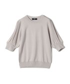 【シップス フォー ウィメン/SHIPS】のSHIPS Colors 手洗い可能 プリーツ コンビ 5分袖 ニット ライトグレー|ID: prp329100004560374 ipo3291000000032242949