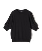 【シップス フォー ウィメン/SHIPS】のSHIPS Colors 手洗い可能 プリーツ コンビ 5分袖 ニット ブラック|ID: prp329100004560374 ipo3291000000032242950
