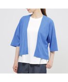 【ポール スチュアート/Paul Stuart】の【ウォッシャブル】ペーパーミックス カーディガン サックス|ID: prp329100004560379 ipo3291000000032243005