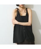 【アダム エ ロペ/ADAM ET ROPE'】の【WEB限定】2WAYダブルストラップキャミソールジレ ブラック(01)|ID: prp329100004560387 ipo3291000000032786871