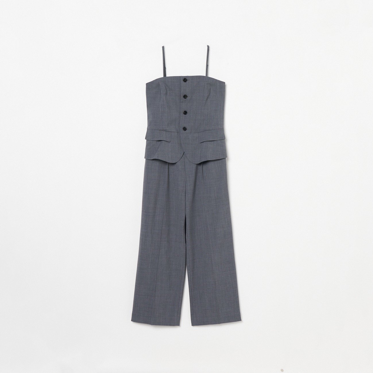 【エリオポール/heliopole】のJUMP SUITS (COMBINAISON) インテリア・キッズ・メンズ・レディースファッション・服の通販 founy(ファニー) 　ファッション　Fashion　レディースファッション　WOMEN　スーツ　Suits　ウォッシャブル　Washable　キャミソール　Camisole　ストレッチ　Stretch　セットアップ　Set Up　人気　Popularity　ミディアムグレー|ID: prp329100004560393 ipo3291000000032243082