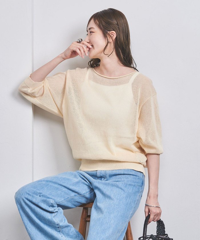 【その他のブランド/Other】のシアー ボートネックニット インテリア・キッズ・メンズ・レディースファッション・服の通販 founy(ファニー) https://founy.com/ ファッション Fashion レディースファッション WOMEN トップス・カットソー Tops/Tshirt ニット Knit Tops おすすめ Recommend キャミソール Camisole シアー Sheer シンプル Simple デコルテ Decolletage バランス Balance フィット Fit |ID: prp329100004560405 ipo3291000000032243172