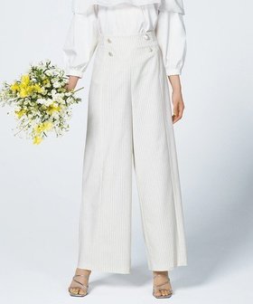 【ストロベリーフィールズ/STRAWBERRY FIELDS】のメタル釦ワイドパンツ 人気、トレンドファッション・服の通販 founy(ファニー) ファッション Fashion レディースファッション WOMEN パンツ Pants メタル Metal ワイド Wide |ID:prp329100004560423