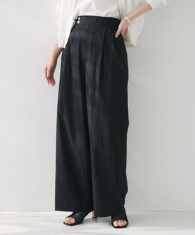 【アンタイトル/UNTITLED】の【後ろウエストゴム/洗える】2タックワイドパンツ 人気、トレンドファッション・服の通販 founy(ファニー) ファッション Fashion レディースファッション WOMEN パンツ Pants おすすめ Recommend タイプライター Typewriter トレンド Trend ポケット Pocket メタル Metal リラックス Relax 夏 Summer 春 Spring S/S・春夏 Ss・Spring/Summer 洗える Washable |ID:prp329100004560429