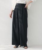 【アンタイトル/UNTITLED】の【後ろウエストゴム/洗える】2タックワイドパンツ 人気、トレンドファッション・服の通販 founy(ファニー) ファッション Fashion レディースファッション WOMEN パンツ Pants おすすめ Recommend タイプライター Typewriter トレンド Trend ポケット Pocket メタル Metal リラックス Relax 夏 Summer 春 Spring S/S・春夏 Ss・Spring/Summer 洗える Washable thumbnail ブラック|ID: prp329100004560429 ipo3291000000032243362